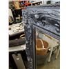 Image 3 : 36"x48" framed bevelled mirror