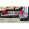 Image 9 : BRAND NEW PREMIUM OUTDOOR SECTIONAL RETAIL $2069 W/ DARK GREY CUSHIONS AND 2 ACCENT PILLOWS - MADE W