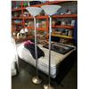 Image 1 : 2 BRUSHED METAL FLOOR LAMPS