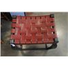Image 2 : Leather strap woven stool