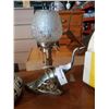 Image 2 : SIGNED AZTEC VASE AND METAL BIRD TABLE LAMP