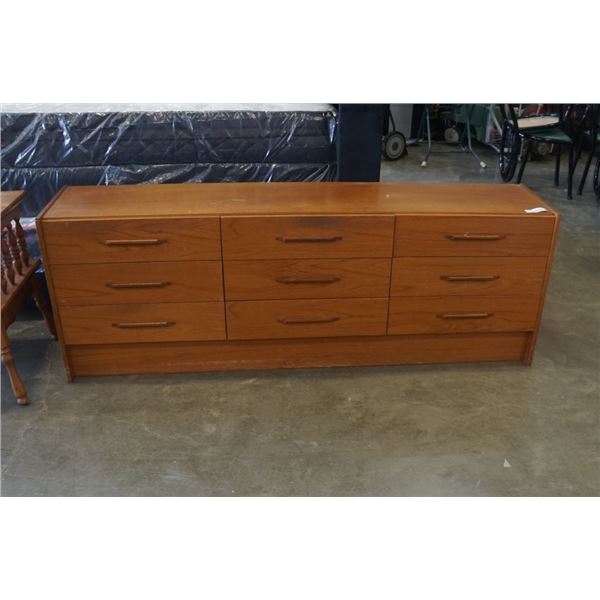MCM 9 DRAWER DRESSER