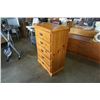 Image 3 : 5 DRAWER PINE CHEST OF DRAWERS