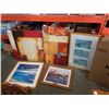 Image 1 : LARGE BOX OF CANVAS AND FRAMED PRINTS