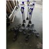 Image 4 : 7 decorative metal candle holders
