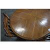 Image 3 : OAK DINING TABLE WITH 4 CHAIRS
