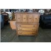 Image 2 : VINTAGE 5 DRAWER CHEST OF DRAWERS