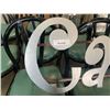 Image 2 : METAL CAFE SIGN 18 INCHES TALL 37 INCHES WIDE