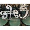 Image 3 : METAL CAFE SIGN 18 INCHES TALL 37 INCHES WIDE