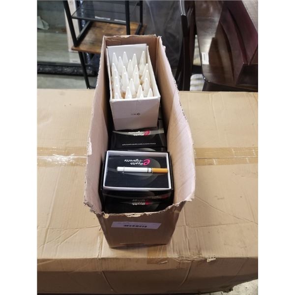 16 e-cig kits with 25 ejuice containers