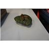 Image 2 : 3 ART GLASS DISHES, 2 CERAMIC DISHES AND PRINT