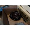 Image 5 : 3 ART GLASS DISHES, 2 CERAMIC DISHES AND PRINT