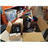 Image 1 : LOT OF ESTATE GOODS - TINKER TOYS, FOOD PROCESSOR, BOX OF ELECTRONICS, ETC