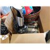 Image 4 : LOT OF ESTATE GOODS - TINKER TOYS, FOOD PROCESSOR, BOX OF ELECTRONICS, ETC