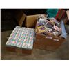 Image 1 : Large box of hair new accesories and 90 new LED candles