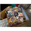 Image 2 : Large box of hair new accesories and 90 new LED candles