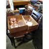 Image 1 : 2 Boxes of french copper pot ,pans strainer, spatula and more