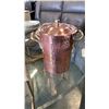 Image 2 : Box of french copper pot , ice bucket, bowl and more