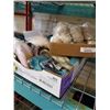 Image 1 : BOX OF NEW GLOVES AND TRAY OF NEW ITEMS