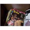 Image 6 : VINTAGE BOXING AND HOCKEY MAGAZINES WITH VINTAGE HOCKEY GLOVES