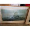 Image 2 : 2 LARGE SIGNED LEP TALL SHIP SAILING PRINTS