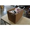 Image 1 : BOX OF KIDS DECOR, PLUSH ANIMALS, NEW EASTER DECORATIONS