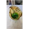 Image 11 : GLASS VIOLIN ART AND ART GLASS BASKET