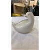 Image 7 : 4 PIECES OF ART GLASS - 2 SIGNED AND TEALIGHT HOLDER