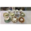 Image 2 : 6 CHINA CUPS AND SAUCERS AND 4 CHINA MUGS