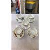 Image 2 : 5 CHINA CUPS AND SAUCERS - WINDSOR, ROYAL STANDARD AND OTHER