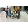 Image 1 : LOT OF VASES - METAL, HAND PAINTED, ETC
