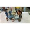 Image 2 : LOT OF VASES - METAL, HAND PAINTED, ETC