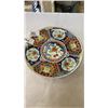 Image 2 : 4 CLOISONNE VASES AND EASTERN PLATE IMARI WARE