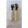 Image 9 : BUNNYKINS 4 PIECE NURSERY WARE SET WITH FORK AND SPOON