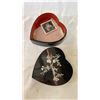 Image 10 : EASTERN INLAID HEART BOXES, BRASS JEWELERY BOX AND ART