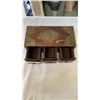 Image 17 : EASTERN INLAID HEART BOXES, BRASS JEWELERY BOX AND ART