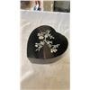 Image 8 : EASTERN INLAID HEART BOXES, BRASS JEWELERY BOX AND ART