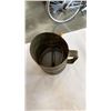 Image 3 : Vintage iron, flour sifter, oil can and corgi bus