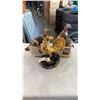 Image 1 : 2 WILD TURKEY DECANTERS CA 1980-81 AND GOLDEN ROOSTER DECANTER CA 1969