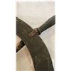 Image 8 : VINTAGE SHIPS WHEEL AND BRASS SHIP FIGURE