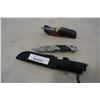 Image 1 : New columbia fixed knife, with mtech and wood handle knives