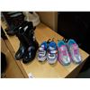 Image 1 : As New girls size 12 boys size 9 shoes and size 2 rubber boots