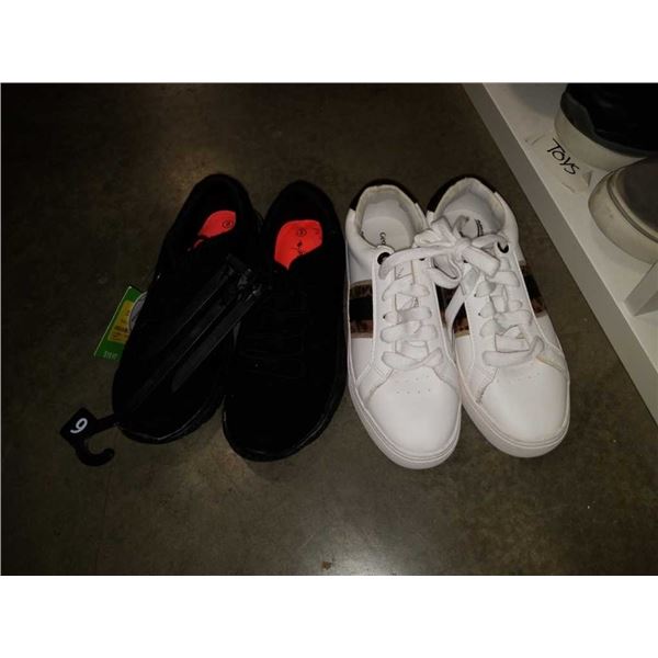 Two pairs of as new size 6 comfort shoes