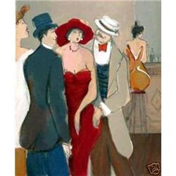 Maimon S/N Serigraph "Meeting at the Bar" #1614297