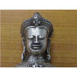 Early 18th Century Silver Buddha Statue #1614328