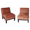 Image 1 : Pair Slipper Chairs in Billy Haines style #1614365
