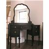 Image 1 : Gorgeous Antique Walnut Vanity with Mirror #1614496