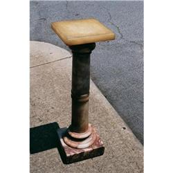 Antique Marble Heavy Pedestal #1614561