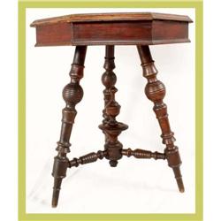 German Art Deco Occasional Table Mahogany #1614650
