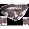 Georgian 1800's CUT STEEL BELT PARURE #1614687